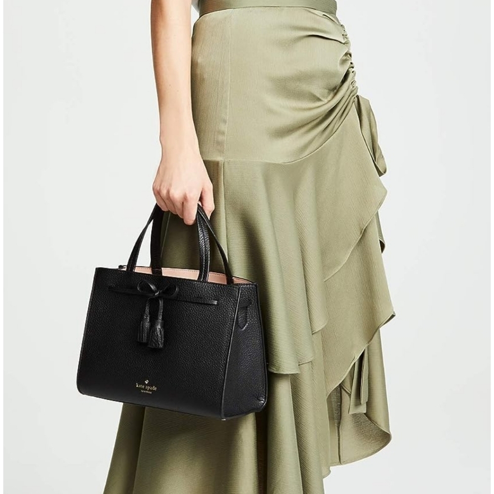 Kate Spade Hayes Street Sam Tote black leather excellent
